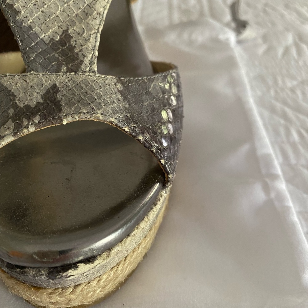 Jimmy Choo Espadrille Platform Python Sandals - image 4